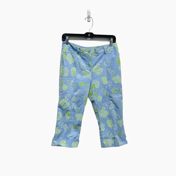 Lilly Pulitzer‎ Vintage Sweet Testas Fruit Cropped Capri Pants - Picture 1 of 6